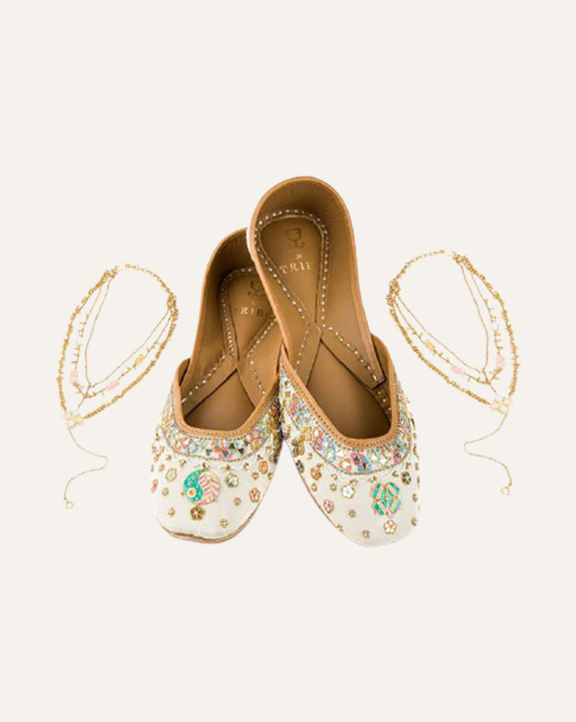 Ayana + Anklets : Juttis - Tribe X Fizzy Goblet