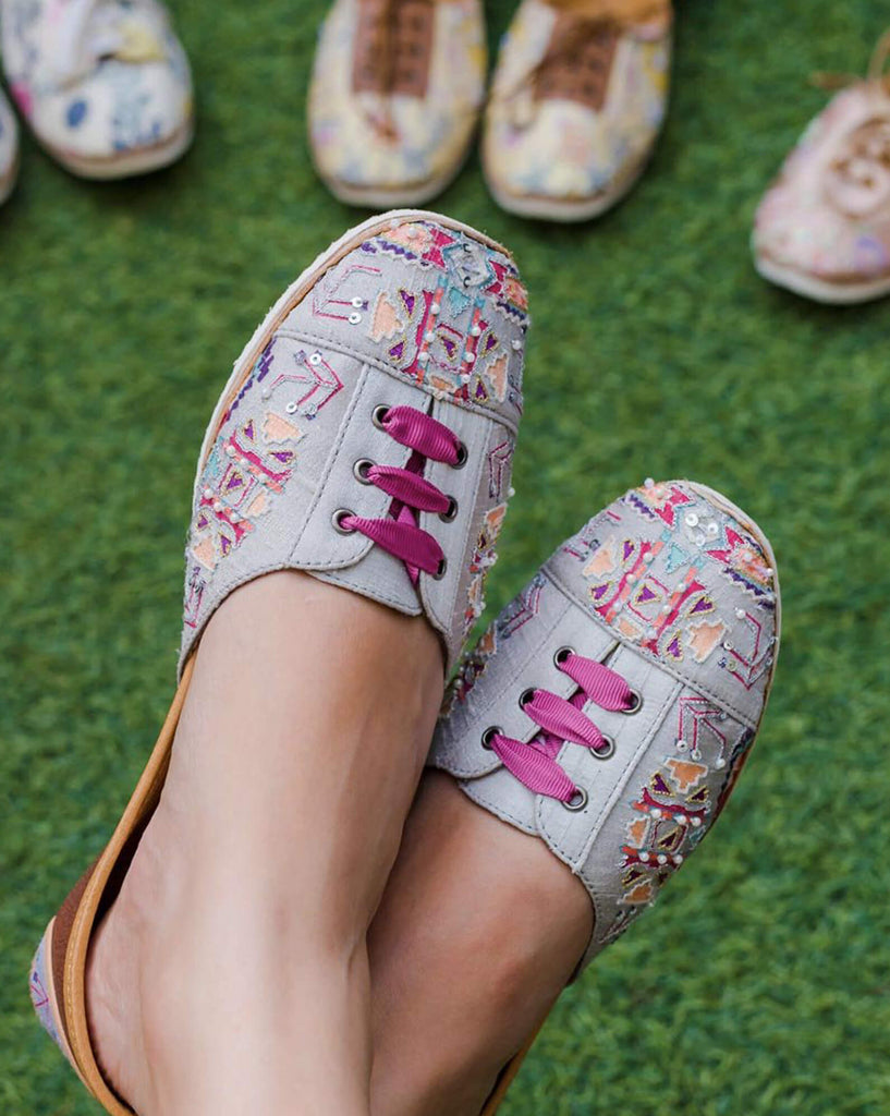 Aztec Grey : Sneakers - Payal Singhal x Fizzy Goblet