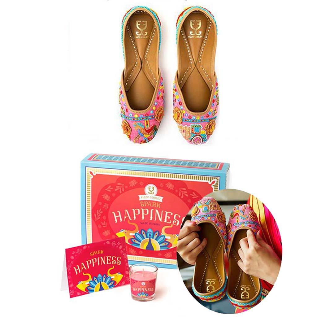 Genda Phool + Candle -  Festive Gift Box - Fizzy Goblet