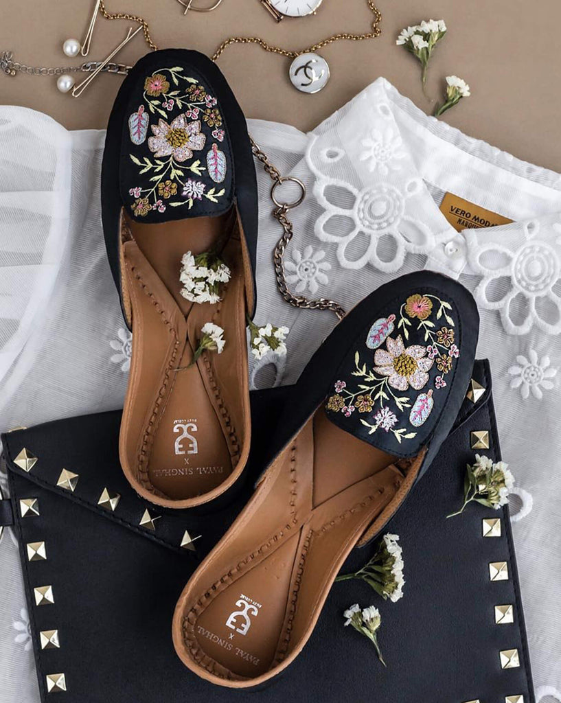 Midnight Flower Power : Loafers - Payal Singhal x Fizzy Goblet