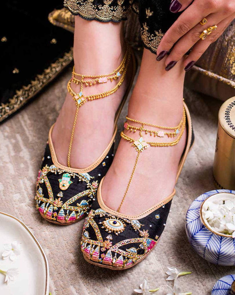 Nazar + Anklets : Juttis - Tribe X Fizzy Goblet