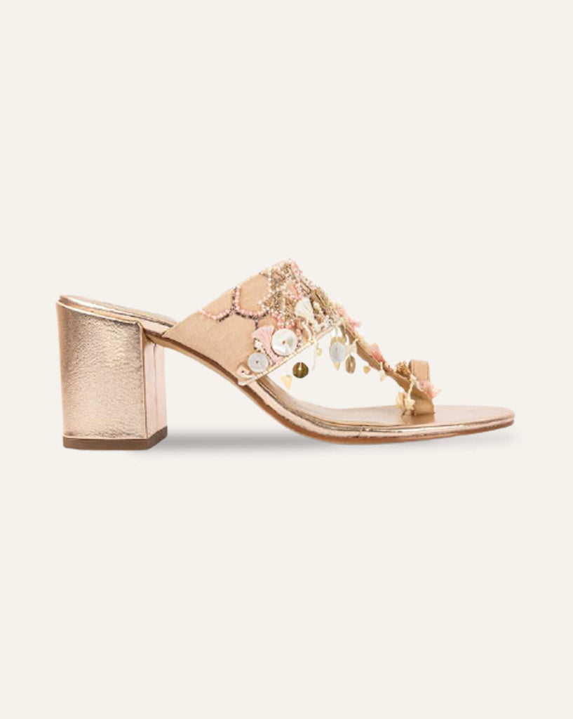 Peaches - Kolha Block Heels : Limited edition