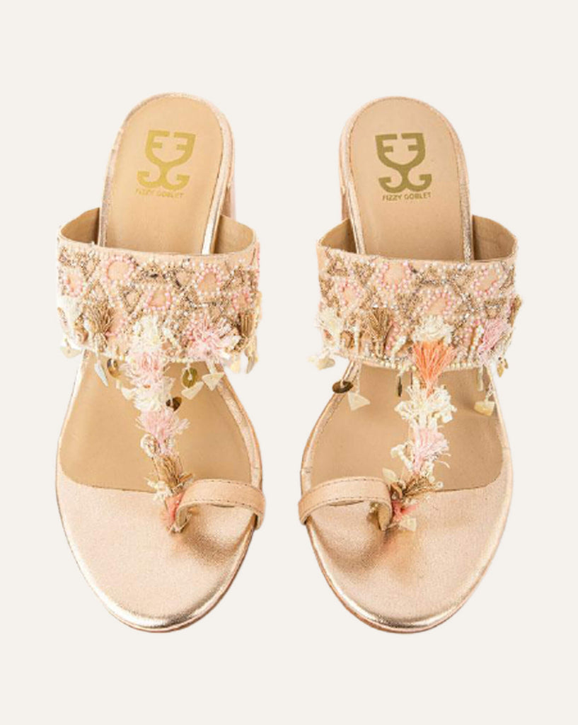 Peaches - Kolha Block Heels : Limited edition
