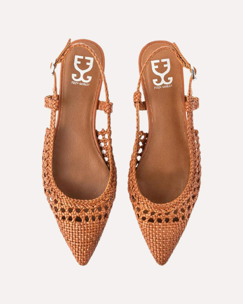 Salted Caramel Crunch : Slingback Mules