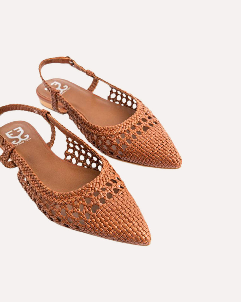 Salted Caramel Crunch : Slingback Mules