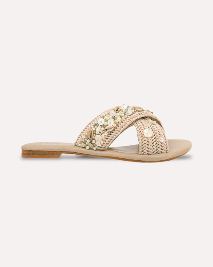 White Sands : Criss Cross Slides - Vegan