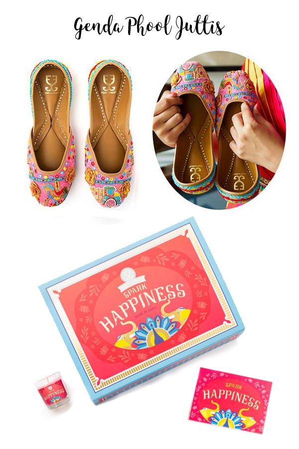 Shoes (your choice) + Candle : Festive Gift Box -  Festive Gift Box - Fizzy Goblet