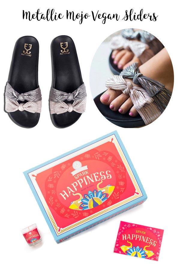 Shoes (your choice) + Candle : Festive Gift Box -  Festive Gift Box - Fizzy Goblet