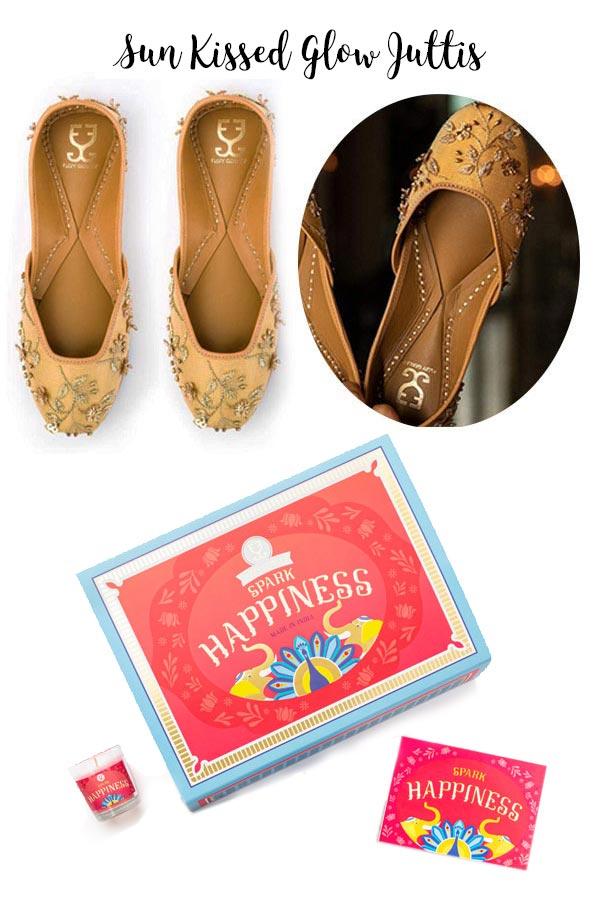 Shoes (your choice) + Candle : Festive Gift Box -  Festive Gift Box - Fizzy Goblet