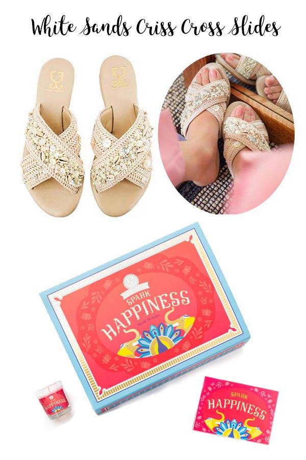 Shoes (your choice) + Candle : Festive Gift Box -  Festive Gift Box - Fizzy Goblet