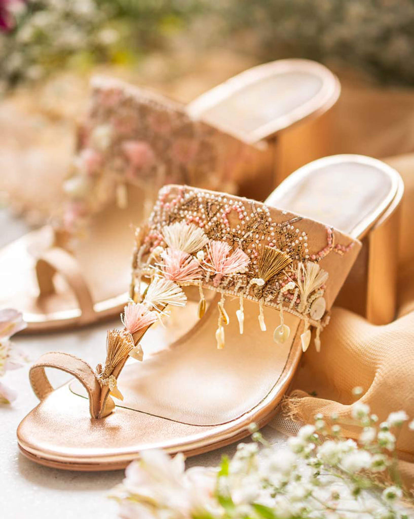 Peaches - Kolha Block Heels : Limited edition